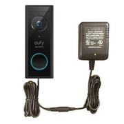 OhmKat Video Doorbell Power Supply - Compatible with Eufy Video Doorbell - No Existing Wiring Required - Transformer, Adapter, Power Kit & Supply All In One (Black)