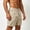 Khaki, variant on Men's 7-Inch Pleated Dress Shorts, Button & Zipper Closure Casual Linen Chino Shorts, Relaxed Fit Straigh Leg Summer Beach Golf Shorts with Side Pockets Khaki