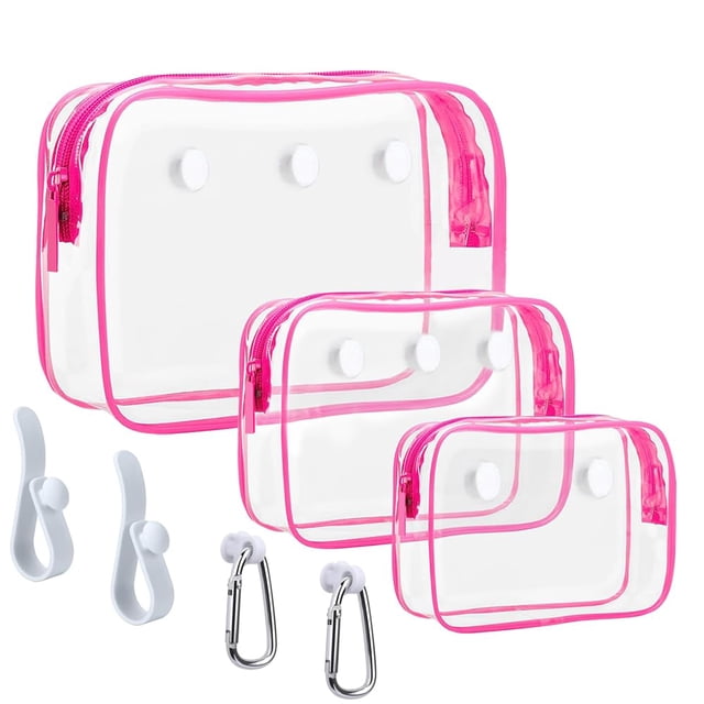 Bolsa de playa Everfunny Clear Bogg con accesorios, paquete de 3