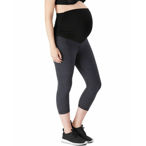 Women's Belly Bandit Active support Power Capri Maternity Leggings, Size