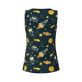 thumbnail image 5 of PAYOHTO Summer Tank Tops for Women Cute Kids Space Astronauts Workout Sleeveless Shirts, 5 of 8