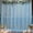 Blue, variant on Sage Green & White Sheer Backdrop Curtain with Lights, 9.84x7.05ft for Wedding, Birthday, Bridal Shower, Baby Shower, Photobooth, Party & Holiday Decor