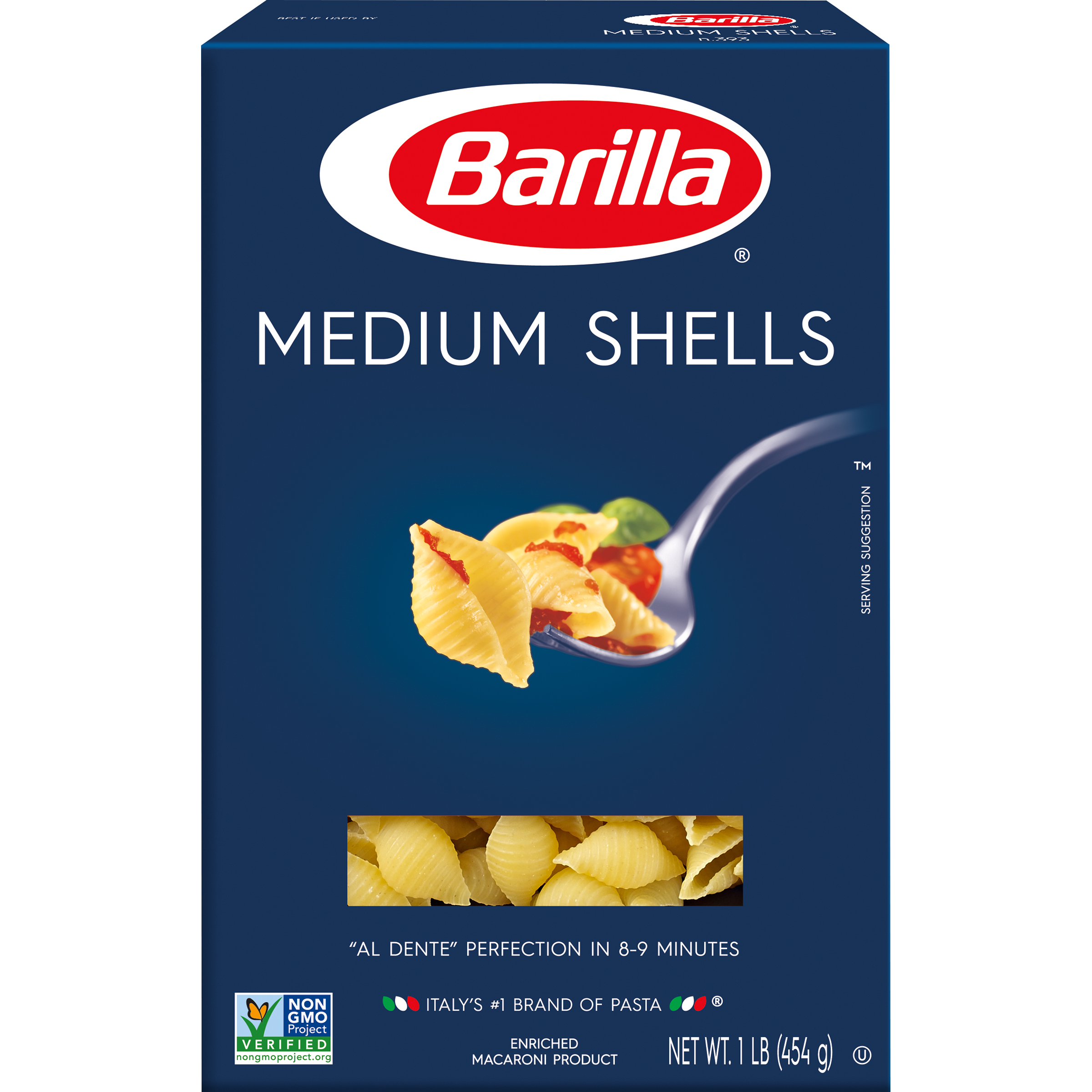 Barilla Classic Blue Box Pasta Medium Shells 16 Oz Walmart