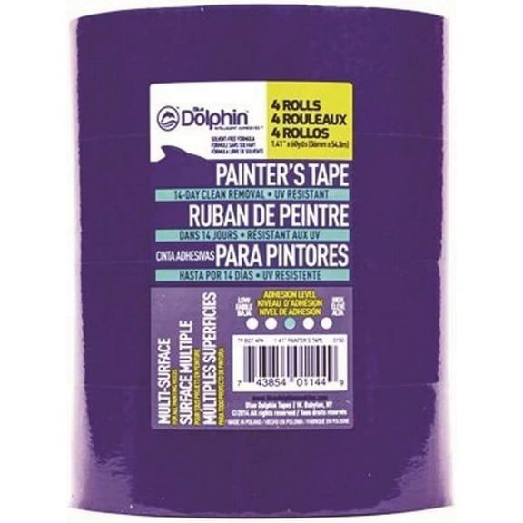 Linzer TP BDT 3PK 0200 1.88 in. x 60 yd. Blue Painter's Tape - pack of 3