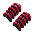 thumbnail image 3 of Maoww 10 Pcs Housses de Tête de Golf en Fer Accessoires de Golf Rouge 15x7cm, 3 of 5