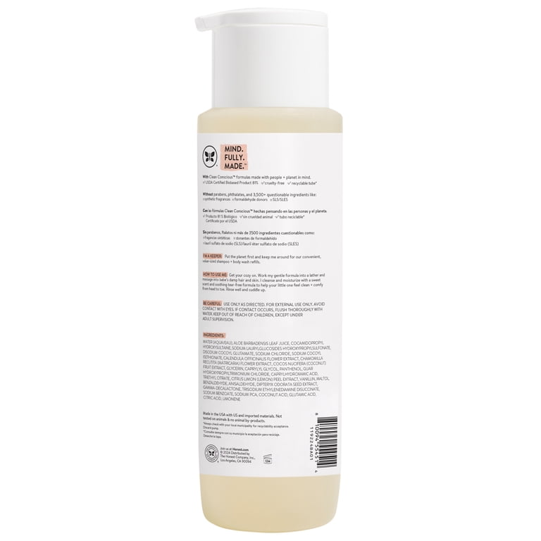Honest Company Baby Shampoo and Body Wash, Sweet Cream photo 5