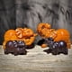thumbnail image 2 of Ebony wood carved solid wood elephant figurine, a pair of elephants, a housewarming gift for the living room, a new home opening gift, or a gourd elephant., 2 of 4