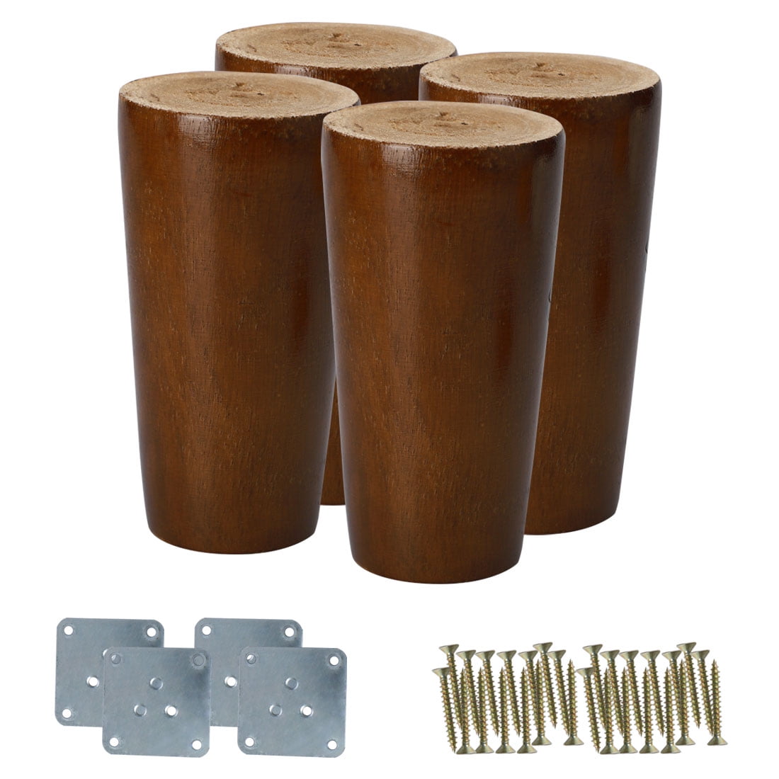 Round Solid Wood Furniture Leg Chair Table Feet Lifter Riser