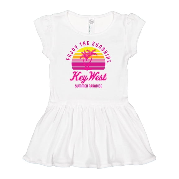 Inktastic Enjoy The Sunshine Key West Summer Paradise Girls Baby Dress