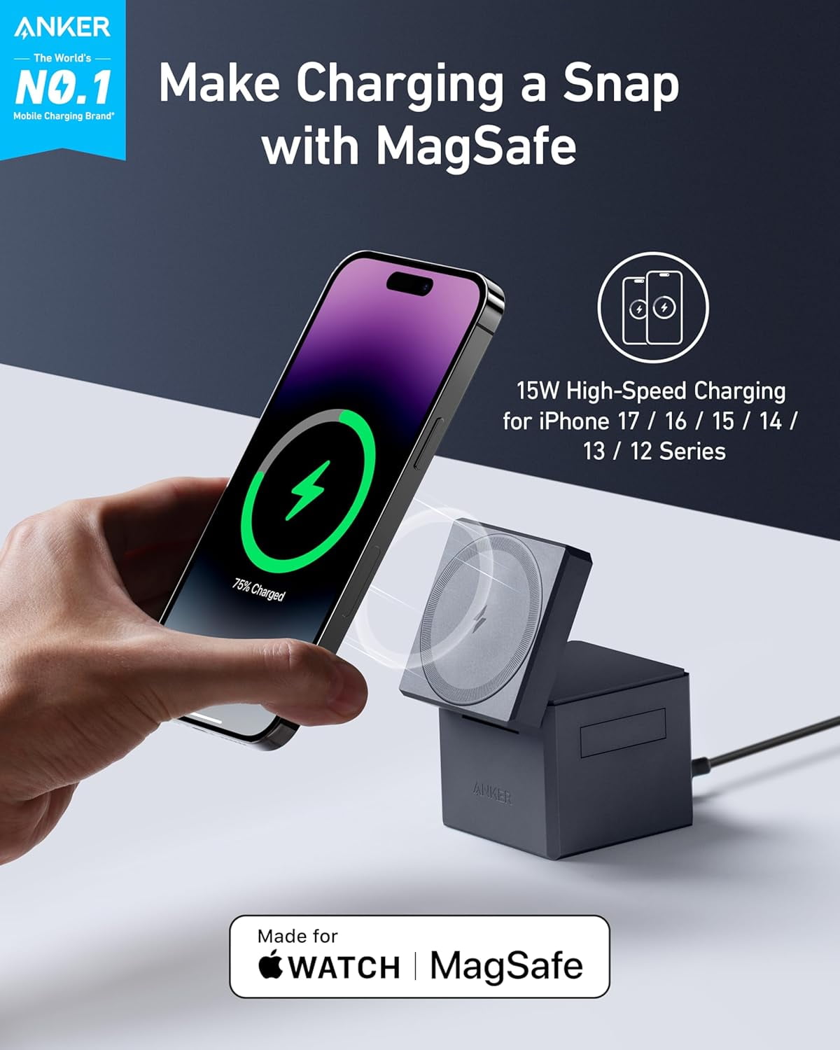 Restored Anker MagSafe Charger Stand (Refurbished)