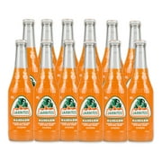 Jarritos Mandarin Natural Flavor Soda With Real Sugar 12/12.5 fl. oz. Glass Bottle Case (12-Pack)