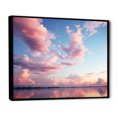 thumbnail image 2 of Designart "Serenity in the Celestial Pink Sky" Landscapes Floater Framed Canvas Print, 2 of 7