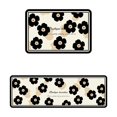 thumbnail image 1 of Alfombra de cocina de estilo retro, alfombra de piso larga resistente a las manchas para el hogar, alfombra de piso para puerta de entrada de fácil secado, alfombra de una pieza, 1 of 6