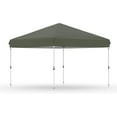thumbnail image 1 of 10x10 Pop Up Canopy with One Button Push Setup - Heavy Duty Outdoor Canopy Tent with Portable Roller Bag - 3 Adjustable Height, 4 Weight Bags, 8 Stakes & 4 Guy Ropes Included, 1 of 7
