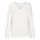 thumbnail image 5 of Sudadera holgada de manga larga con cuello en V de Color sólido clásico para mujer con blusa de bolsillo Pompotops  FGAJ15005, 5 of 9