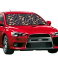 thumbnail image 2 of Bingfone Flower Car Windshield Sun Shade Protector Keep Your Vehicle Cool Sun Shield Visor Cover Foldable for Car Truck SUV-Small, 2 of 8