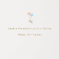 thumbnail image 3 of Hallmark Signature Disney/Pixar Up Anniversary Card for Couple (Heart Balloons), 3 of 6
