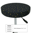 thumbnail image 4 of KLL Constellation Round Bar Chair Cushion Cover ,Bar Stool Protector with Elastic, Soft Washable, 4 of 6