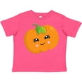 thumbnail image 3 of Inktastic Smiling Pumpkin, Halloween, Orange Pumpkin Boys or Girls Toddler T-Shirt, 3 of 5