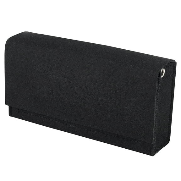 Felt Purse Organizer Insert Felt Bag Organizer Crossbody Bag Shaper Rectangle Black 20x10.7x4.3cm