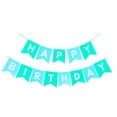 thumbnail image 1 of Banner de feliz cumpleaños azul GLASNES para suministros de fiesta de cumpleaños, 1 of 1