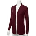 thumbnail image 2 of TheLovely Plus Size Open Front Drape Classic Knit Cardigan With Pockets, 2 of 4