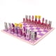 thumbnail image 4 of Juego de ajedrez Marsrut de madera rosa con tablero educativo para adultos, 4 of 6