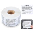 thumbnail image 1 of thinsony 600x Candle Container Warning Labels Wax Melting Stickers for Wax Melt Molds, 1 of 8
