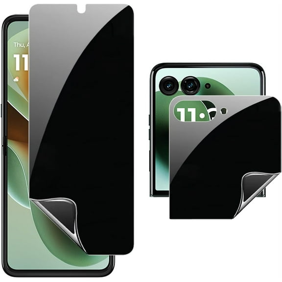 for Motorola Moto Razr 2025 Privacy Screen Protector Anti spy Inner   Outer Film