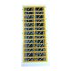 thumbnail image 2 of Etiquetas para apilar pesas. Etiquetas universales para pesas. Calcomanías para artículos deportivos, culturismo y entrenamiento de fuerza. 25 kg Negro Amarillo, 2 of 8