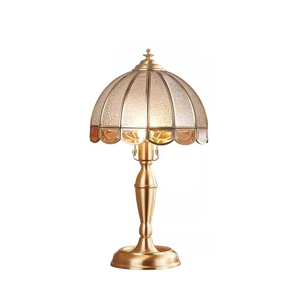 Crystal Table Lamps Full Brass Bedroom Table Lamps Vintage Light Luxury Table Lamps Gift Ambiance Master Bedroom Lamps