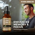 thumbnail image 4 of Lion’s Mane Mushroom Extract 1fl.oz, Lion Mane Drop, Nootropic Brain & Focus Supplements, Cognitive Function - Herbal Goodness, 4 of 6