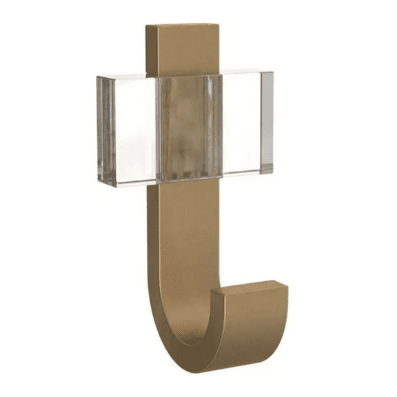 Liberty B43305-720 3 3/4" Champagne Bronze Square Acrylic Coat, Hat, Robe Hook