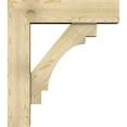 thumbnail image 3 of Ekena Millwork 8"W x 30"D x 34"H Merced Block Rough Sawn Bracket w/ Offset Brace, Douglas Fir, 3 of 25