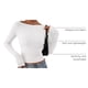 thumbnail image 4 of Camisas de Manga Larga PRETTYGARDEN para Mujer Otoño 2025 Blanco, 4 of 9