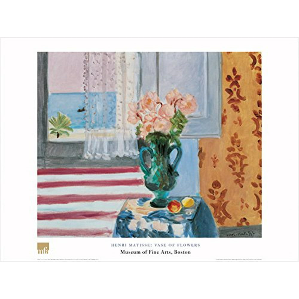 Vase Of Flowers by Henri Matisse 24x32 Art Print Poster Famous Painting