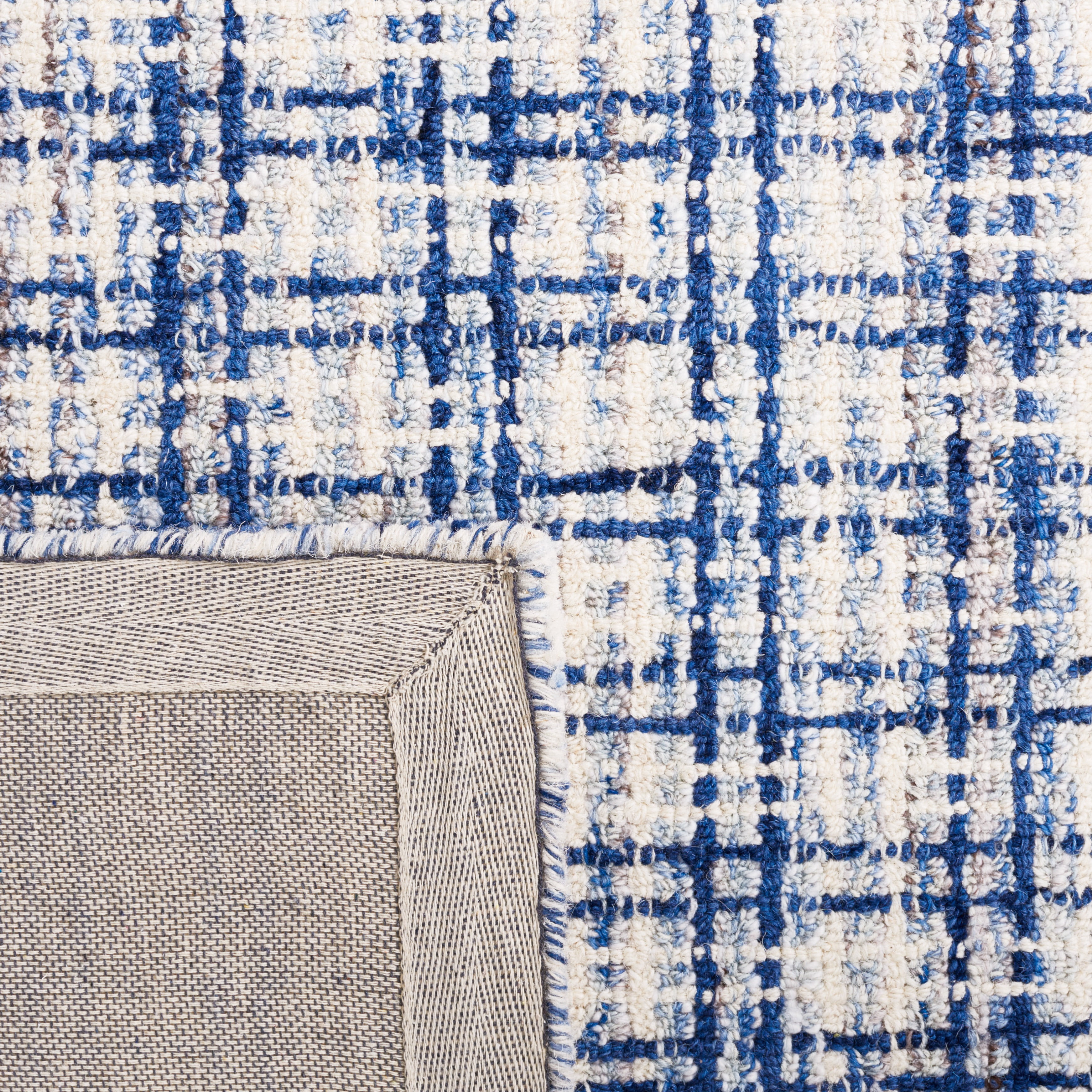 SAFAVIEH Abstract Kent Trellis Area Rug, Blue/Ivory, 5' x 8'