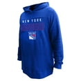 thumbnail image 2 of Women's Profile Mika Zibanejad Blue New York Rangers Plus Size Name & Number Thermal Pullover Hoodie, 2 of 3