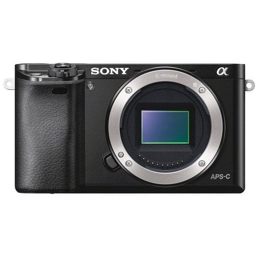 Sony Alpha a6000 Mirrorless Digital Camera Body (Black) - ILCE6000/B - International Version (No Warranty)