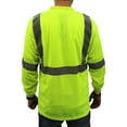 thumbnail image 2 of Large / Class 2 Max-dry Moisture Wicking Mesh Long Sleeve Safety T-shirt, Neon Yellow, 2 of 2