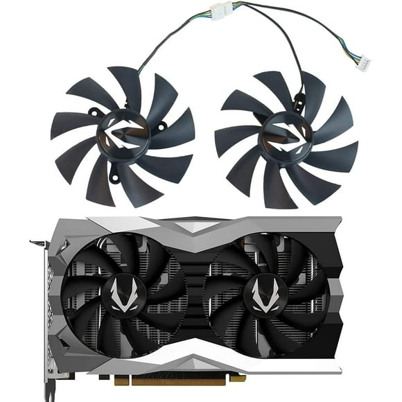 Coolerage 87mm GA92A2H DC 12V 0.35A 4Pin Graphics Card Fans for Zotac GeForce GTX 1660 1660Ti & RTX 2060 2070 Super Mini Video Card Fans (Fan AB)