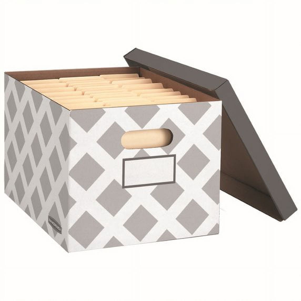 Decorative Bankers Boxes: Style and Organization Combined