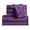Purple, variant on 1500 Wrinkle 5-Piece Bed Sheet set Deep Pocket -Split King Purple
