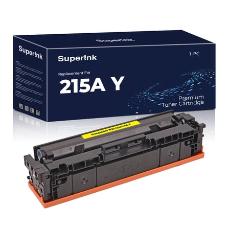 Compatible HP W2312A / 215A Yellow Toner (With Chip) By Superink
