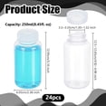 24pcs Plastic Wide Mouth Laboratory Reagent Bottles Seal Sample Bottles ...