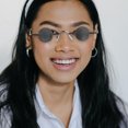 thumbnail image 4 of MERRYHAPY Gafas De Sol Para Con Marco Redondo Negro Estilo Vintage Y Estructura Duradera, 4 of 8