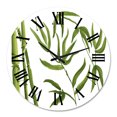 thumbnail image 2 of Designart 1 in Quartz Tropical Wall Clock, 2 of 5
