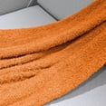 thumbnail image 4 of Home Soft Things Fluffy Knitted Throw Blanket Reversible Lightweight Super Soft Cozy Throw Blanket - Burnt Orange - 60" x 80", 4 of 7