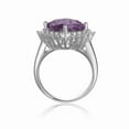 thumbnail image 3 of Pink Amethyst Checkerboard Statement Ring, 3 of 7