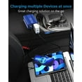 thumbnail image 3 of 150W Car Power Inverter 12V DC to 110V AC Converter Vehicle Adapter Plug Outlet with 3.1A Dual USB Car Charger for Laptop Computer (Classic Blue), 3 of 11